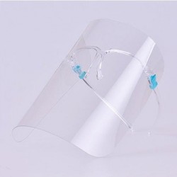 Plastic Visor with eyeglass...