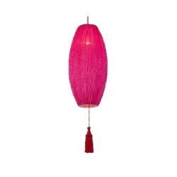 Lantern Fabric Oval pink...