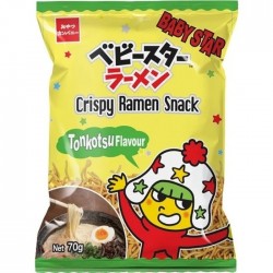 Crispy Ramen Snack Tonkotsu 70g Baby Star