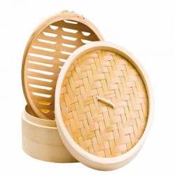 Bamboo Steamer Set 20cm 1pc...