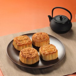Månekage m. Hvid Lotus...