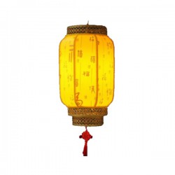Lanterne Gul Metal Ø20x30cm...