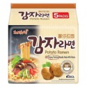 5-pak Kartoffelnudler 5x120g Samyang