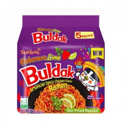 5-pak Hot Chicken Buldak Ramen Habanero Lime 5x135g Samyang