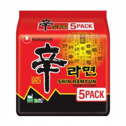 5-pack Shin Ramyun Gourmet Spicy 5x120g Nongshim