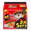 5-pak Hot Chicken Ramen 3x Stærk 5x140g Samyang