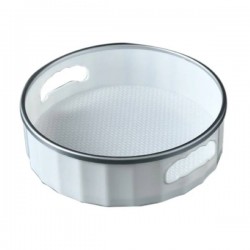 Lazy Susan silver H8xD23