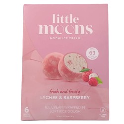 Lychee & Hindbær Mochi Is...