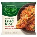 Koreansk Stegt Ris m. Kimchi & Kylling 450g Bibigo