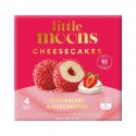 Jordbær og Mascarpone Ostekage Mochi Is 4x30g Little Moons
