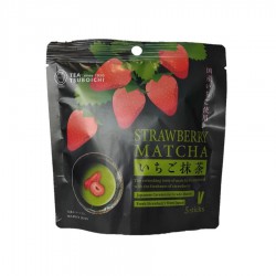 Jordbær Matcha Te Pulver...