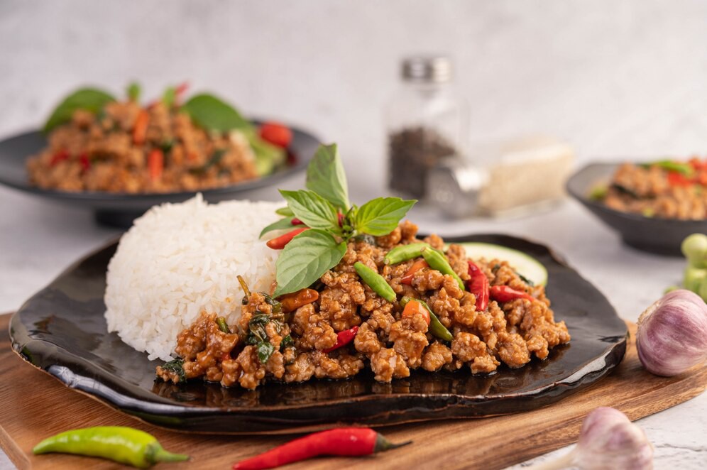 Pad krapow opskrift